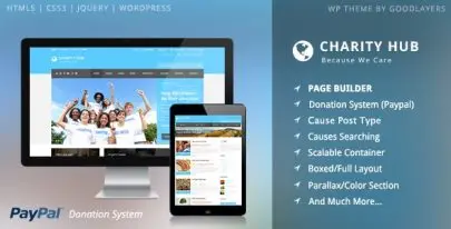 Charity Hub v1.5.1 – Nonprofit / Fundraising WordPress