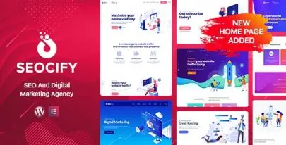 Seocify v3.8.2 – SEO Digital Marketing Agency WordPress Theme