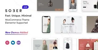 Sober v3.6.5 – WooCommerce WordPress Theme