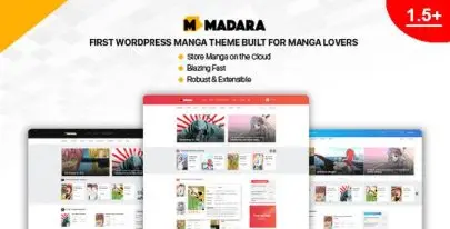 Madara v2.2.4 – WordPress Theme for Manga