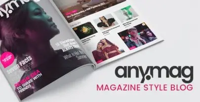 Anymag v2.9.7 – Magazine Style WordPress Blog