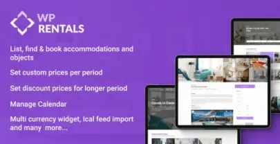 WP Rentals v3.16.2 – Booking Accommodation WordPress Theme