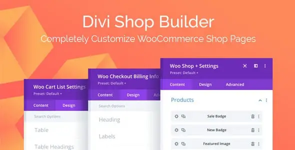 Divi Shop Builder For WooCommerce v2.0.23 – Completely Customize WooCommerce Shop Pages