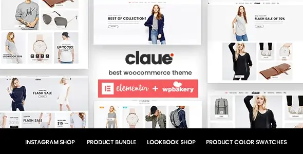 Claue v2.2.7 – Clean, Minimal Elementor WooCommerce Theme