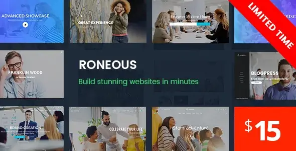 Roneous v2.1.3 – Creative Multi-Purpose WordPress Theme