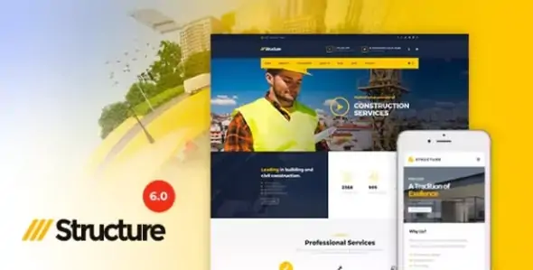 Structure v7.4.1 – Construction Industrial Factory WordPress Theme