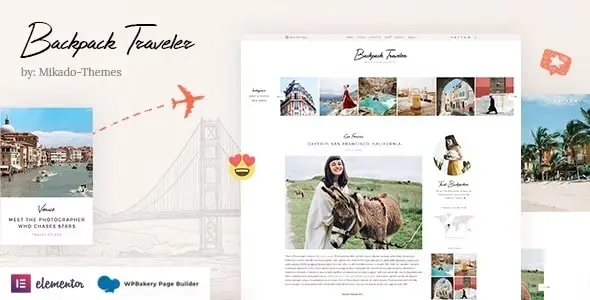 Backpack Traveler v2.7 – Modern Travel Blog