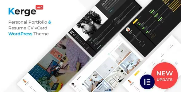 Kerge v4.1.2 – Resume WordPress Theme