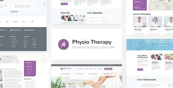 Physio v3.3.4 – Physical Therapy & Medical Clinic WP Theme
