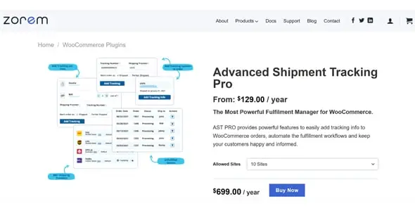 Advanced Shipment Tracking Pro v4.8.8 – WooCommerce Fulfilment