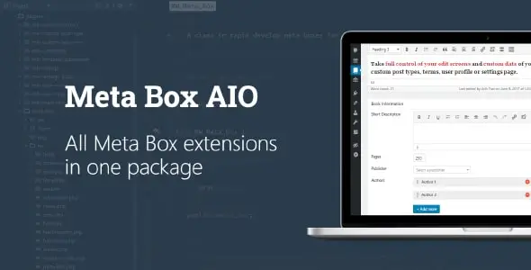 Meta Box AIO v3.1.0 + Meta Box v5.10.14 – WordPress Custom Fields and Custom Meta Boxes Framework
