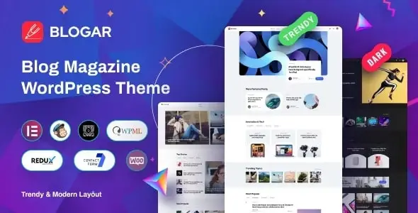 Blogar v1.3.4 – Blog WordPress
