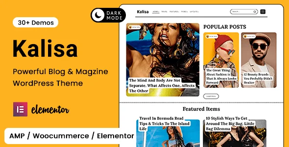 Kalisa v2.1 | Blog & Magazine WordPress Theme