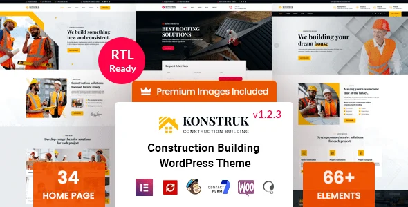 Konstruk v1.2.3 – Construction WordPress Theme