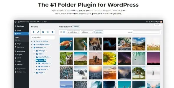 Wicked Folders Pro v4.1.1 – WordPress Media Library Folders Plugin