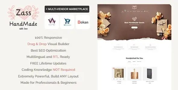 Zass v3.9.9.10 – WooCommerce Theme for Handmade Artists and Artisans