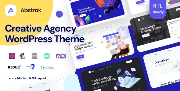 Abstrak v1.5.3 – Agency & Portfolio WordPress Theme