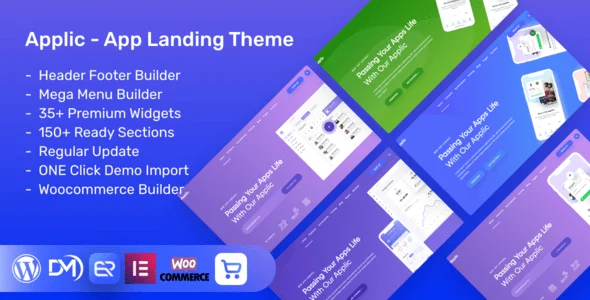 Applic v2.1.0 – App Landing WordPress Theme