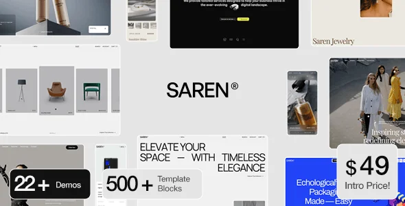 Saren v1.6.5 – Multi-Concept WooCommerce WordPress Theme