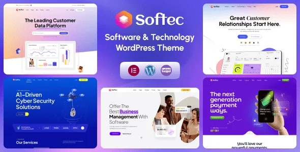 Softec v1.2.2 – Software & Technology WordPress Theme + RTL