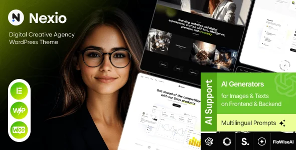 Nexio v1.5 – Digital Agency Creative WordPress Theme