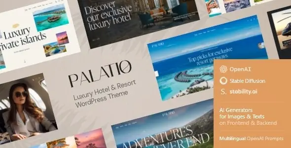 Palatio v1.6 – Luxury Hotel & Resort WordPress Theme