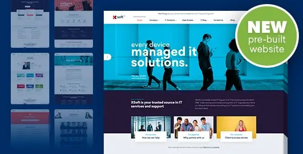 Nanosoft v1.3.0 – WP Theme for IT Solutions and Services Company