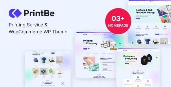 PrintBe v1.1.1 – Printing Service & WooCommerce WP Theme