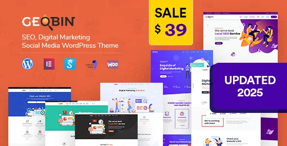 GeoBin v2.7.6 | SEO, Startup & SaaS WordPress Theme