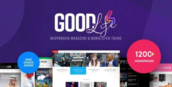 GoodLife v4.6.5 – Magazine & Newspaper WordPress Theme