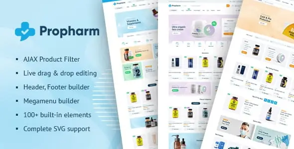 Propharm v3.0 – Pharmacy & Medical WordPress WooCommerce Theme