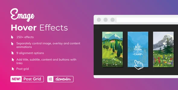 Emage v4.5.3 – Image Hover Effects for Elementor