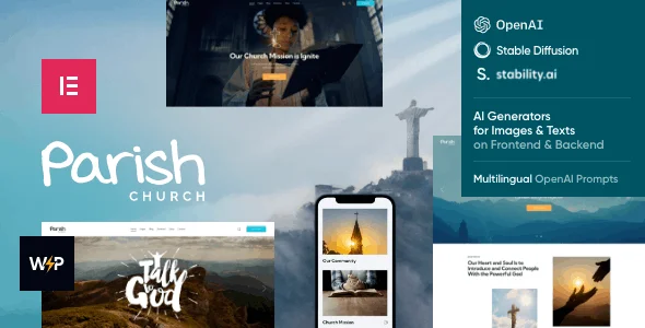 Parish v1.12.0 – Church, Religion & Charity WordPress Theme