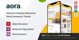 Aora v1.3.16 – Home & Lifestyle Elementor WooCommerce Theme