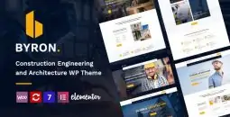 Byron v1.27 | Construction and Engineering WordPress Theme