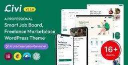Civi v2.2.1 – Job Board, Freelance Marketplace WordPress Theme