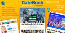 DateBook v4.9.7 – Dating WordPress Theme