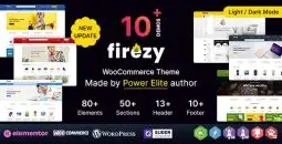 Firezy WP v3.3.0 – Elementor Multi-purpose WooCommerce Theme