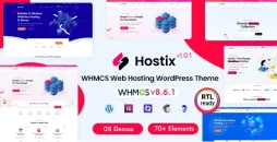 Hostix v2.0.3 – Hosting WHMCS WordPress Theme
