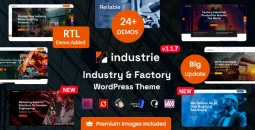 Industrie v1.7.3 – Factory & Industry WordPress Theme