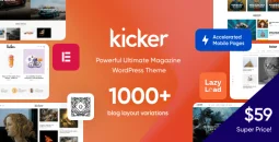 Kicker v2.2.1 – Blog Magazine Theme