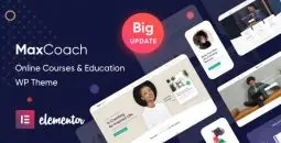 MaxCoach v3.2.9 – Online Courses & Education Elementor WP Theme