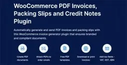 WooCommerce PDF Invoices, Packing Slips, Delivery Notes and Shipping Labels (Pro) v1.7.1 – WebToffee