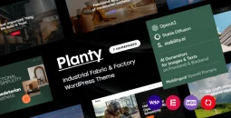 Planty v1.29.0 – Fabric & Factory WordPress Theme