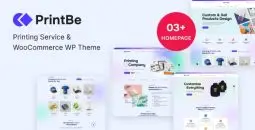 PrintBe v1.1.1 – Printing Service & WooCommerce WP Theme