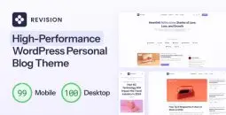 Revision v1.0.9 – Optimized Personal Blog WordPress Theme