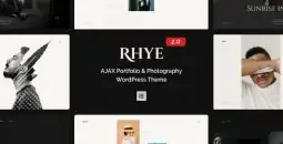 Rhye v4.2.6 – AJAX Portfolio WordPress Theme