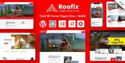 Roofix v2.2.4 – Roofing Services WordPress Theme