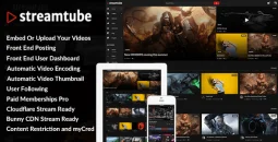 StreamTube v4.18 – Video Streaming WordPress Theme