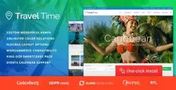 Travel Time v1.4.6 – Tour and Hotel WordPress Theme
